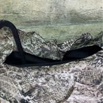 Bar III Bar lll Snake Print Dress Medium Jewel Neckline Vertical Ruffle Sleeveless Photo 5