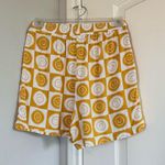 Mighty fine Smiley Sun Graphic Lounge Shorts Yellow White Alt Lounge Retro Indie Photo 1