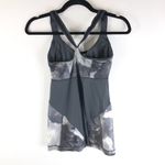 Lululemon Cross My Heart Tank Top Shelf Bra Tie Dye Gray 4 Photo 1