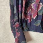 Ellen Tracy Vintage Deadstock Linda Allard Ellen Tracey Floral Grandma Core Blouse NWT 16 Photo 4