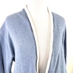 Frank & Eileen  Blue Beach Fleece Open Cardigan Size XS Photo 2