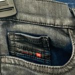 Diesel Black Denim Coated Cut Off Shorts High Rise Daisy Dukes Zipper Pockets 28 Photo 2