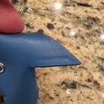 Coach Leather Pinwheel Bag Charm Key Ring Photo 5