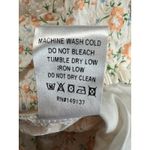 HYFVE Floral Crop Top Medium Long Sleeve Tie Back Square Neck Boho Cottagecore Photo 7