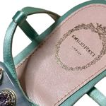Emilio Pucci  Silk and Crystal Embellished Sandals Size 38 7.5 Photo 4
