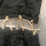 Rehab gold chain black dress,size S. Photo 6