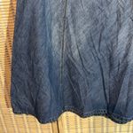 Lauren Ralph Lauren Vintage Y2K Western Style Faded Cotton Denim Midi Skirt 10 Blue Photo 3