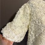 Maeve  by ANTHROPOLOGIE Ivory 3D Design Floral Top Photo 4