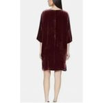 Eileen Fisher  Raisin Velvet 3/4 sleeve Tunic Top size Medium Photo 8