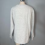 Disney  Minnie Mouse heather gray embroidered sweatshirt long sleeve top XL Photo 3