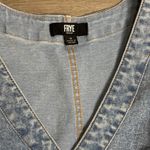 Frye  Western Denim Sleeveless Button Front Dress Blue V-Neck Women’s Small Photo 3