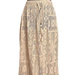 Aerie Patchwork Floral Lace Swim Cover Up Skirt XS Women’s Cream 1262 Photo 1