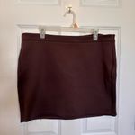 Good American NWOT Women’s  Size 16 Chocolate Brown Skirt Photo 2