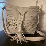 Kensie Faux Vegan Leather Laser Cut Floral Bucket Bag | Shoulder | Purse Photo 0