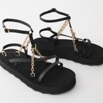 Maje NEW Frankie Charm Platform Sandal Black size 40 Photo 0