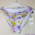 NEW Free people x Beth‎ Richards delray 70’s floral bikini bottom, XL Purple Photo 1
