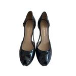 Emporio Armani  Black Patent Platform Heels Size 37.5 Photo 5