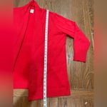 Faded Glory  Red Open Front Cardigan Photo 3