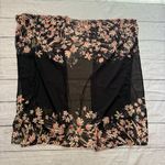 Nordstrom black pink floral size ONE SIZE robe kimono Photo 14