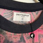 One Teaspoon NWT Kaleidoscope Crew Long Sleeve Sheer Top Photo 3