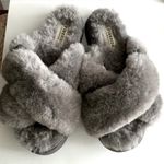 Sheepskin indoor outdoor slippers 🔥🔥🔥 Gray Size 10 Photo 0