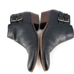 Sam Edelman  Leather Buckle Ankle Booties Black Boots Size 8‎ Style Petal Photo 2