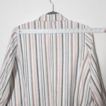 Bar III  Open Front Striped Linen Blend Blazer Size 1X Photo 4