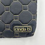 Cinda B Black Mod Tortoise Crossover Shoulder Bag Quilted 9" x 9.5" Photo 4