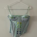Urban Outfitters NWT Out From Under Divine Modern Love Embroidered Corset Photo 2