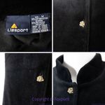 Vintage Liz Sport women's‎ black velvet blazer, size M Size M Photo 16