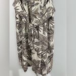 Vince Camuto Linen Blend Leaf Print Dress – Size 6 Photo 2