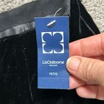 Liz Claiborne NEW Wide Leg Black Velvet Pants size 2P NWT New With Tags Photo 5