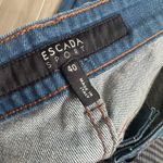ESCADA Sport Medium Wash Straight Leg Jeans Size 40 Blue Photo 9