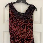 Diane Von Furstenberg  Silk Velvet Burnout Mini Wrap Gathered Dress Sz 6 Photo 4