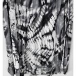 Hula Honey Womens Dress Medium Gray White Tie Dye Strapless Maxi Summer Beach Photo 2