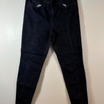 William Rast Perfect Ankle Skinny Jeans Dark Wash Frayed Hem Size 31 Photo 0