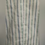 Rafaella Preloved  Blue and Green Striped Button Down size 14 Photo 7