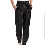 Derek Lam  10 CROSBY Vegan Leather Joggers Photo 1