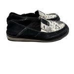 Ariat Western Cruiser slip-on shoes, black suede, western Cow print, Size 8B Photo 8