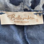 Bellambra Italy Women’s Linen Dress S Blue Tie Dye Sleeveless Bow Strap Boho Photo 10