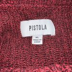 Pistola  Distressed Cotton Crewneck in Cherry Black Marl Size XL NWOT Photo 5