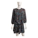 Rebecca Minkoff  Floral‎ Print Mini dress  Blue Short Casual Bohemian Chic Photo 2