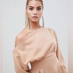ASOS  One Shoulder Light Pink Mini Dress Photo 2