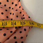 Mini Dress Pink Black Polka Dot Lace Detail Summer Flowy Party Vacation Cute Photo 5