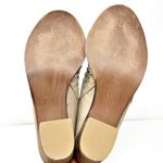 Diba Leather Heeled Mules Gray Sz 8.5 Photo 7