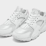 Nike  Air Huarache Platinum NEW Authentic White Athletic Sneakers Size 6 Women Photo 1