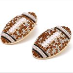 Bauble Bar "Game Day Glam" Football Earrings Photo 1