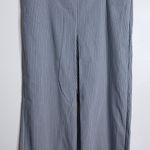 Chico's So Slimming Brigitte Wide Leg Striped Blue White 14 Chico 2.5 Casual NEW Photo 0