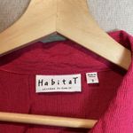 Habitat  art to wear crinkle button down blouse Photo 2