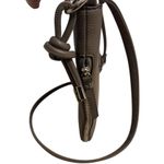 Nine West Taupe Faux Leather Crossbody Bag Zip Top Adjustable Strap Shoulder Photo 5